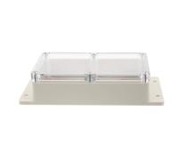 PRETYZOOM Caja de Conexión Transparente para Exteriores con Sellado Resistente al Agua y Protección Eléctrica Segura para Instalaciones Industriales