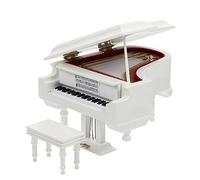 PRETYZOOM Caja De Música De Artesanía Exquisita Modelo De Piano Portátil para Decoración del Hogar Música Navideña