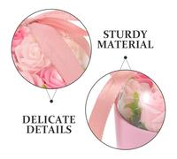 PRETYZOOM Caja de Regalo con Flores de Jabón Aromáticas para Baño para Mujer Caja Elegante para Aniversario Navidad San Valentín y Día Madre Presente para Esposa