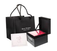 PRETYZOOM Caja De Rosas Joyero Eterno Ideal Para Mujeres Día De La Madre San Valentín