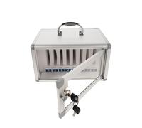 PRETYZOOM Caja de Seguridad para Teléfono Móvil Transparente con 8 Ranuras y Cerradura Individual Estructura de Aleación de Aluminio Ligera Portátil y Segura para Aulas y Gestión Escolar