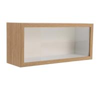 PRETYZOOM Caja de Sombra Rectangular Rústica Color Caqui con Diseño Deslizante Acrílico Removible para Decoración de Boda y Recuerdos Hechos a Mano