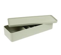 PRETYZOOM Caja Organizadora de Cables con Compartimento Diseño Compacto Gran Capacidad para Almacenamiento Seguro de Cargadores y Cables de Móvil con Tapa Protectora y Sistema