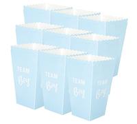PRETYZOOM Caja para Baby Shower de Dama de Honor Contenedores para Palomitas de Maíz para Revelar El Género 20 Unidades Cajas de Papel para Golosinas
