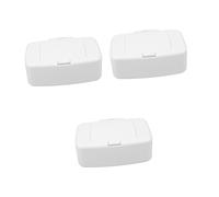 PRETYZOOM Caja Para Toallita 3 Piezas Caja De Pañuelos Domésticos Caja De Caseras Rellenar Depósito De Envases De Maquillaje Caja De Almacenamiento Decoración Del Coche Auto Paraca Páginas