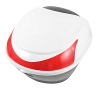 PRETYZOOM Caja Trasera para Motocicleta Pequeña de Color Claro, Estuche de Almacenamiento Resistente para Herramientas y Casco, Maletero para Scooter y Bicicleta, Suministros para Motos,