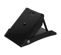 PRETYZOOM Calzo para Rueda de Coche Triangular Metálico Antideslizante Negro, Calzo Inmovilizador Portátil para Autocaravanas y Caravanas, Tope de Vehículo Seguro para Estacionamiento