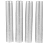 PRETYZOOM Cápsulas Termorretráctiles Altura 60mm 100 de Pvc Color Plata, Diámetro 32mm Protección Resistente para Conservar Vino para Botellas de Vino en Bodegas y Oficinas