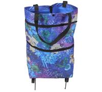 PRETYZOOM Carrito de Plegable Ruedas Bolsa de Almacenamiento Grande Material Resistente Reutilizable para Diarias para Supermercado Carrito Práctico