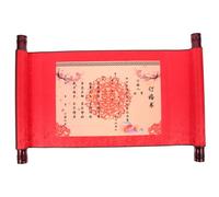 PRETYZOOM Carta De Compromiso Pergaminos Del Festival De Primavera Chino Certificado De Matrimonio Tradicional Papel De Pergamino De Boda Rollo De Boda Tradicional Sumí Escritura Mural Tela