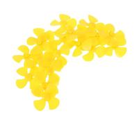 PRETYZOOM Celebración Verano 20 Hélices Mini de Plástico para Modelos DIY, Aspas de Ventilador de 4 Hojas Diámetro de 1.5mm, Ideales para Barcos y Aviones