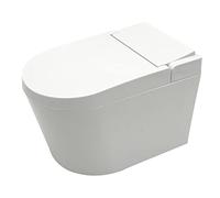 PRETYZOOM Cenicero De Baño Forma De Inodoro Tapa Fácil De Instalar Resistente Al Viento Plástico Abs