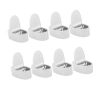 PRETYZOOM Cenicero De Pared Lindo Cenicero Equipo Cenicero A Prueba De Viento Cenicero Fresco Balde Tapa Ceniceros para Exterior Baño Circular Automático Páginas 2 Piezas X 4