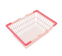 PRETYZOOM Cesta de Almacenamiento Rosa para Cosméticos, Cesta Organizadora de Mesa Compacta y Ligera de Aleación, Multiusos y Confiable Hogar y Almacenamiento