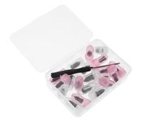 PRETYZOOM Clavos de Caucho para Reparación de Neumáticos Coche y Moto, Kit de Tapones Cortador, Tornillos para Neumáticos sin Cámara, Herramienta Rápida para Pinchazos, 10 Grandes 10