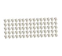 PRETYZOOM Clips De Cable Solar De Inoxidable Abrazaderas Para Gestión De Cables Instalaciones Fotovoltaicas Fijación Segura Diseño Ergonómico Y Resistente La Corrosión 50 Piezas*3