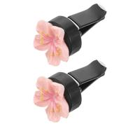 PRETYZOOM Clips Forma de Flor de Ventilación del Aire Acondicionado del Automóvil Presa Difusor de Aire Decorativo y Resistente para Fiesta Verano para Interior de Coche