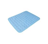 PRETYZOOM Colchoneta Refrigerante para Mascotas 50X40Cm Tela de Malla para Perros y Gatos Adecuado para Días Calurosos y Descanso Azul