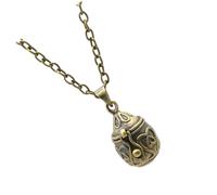 PRETYZOOM Colgante Ovalado para Cenizas de Mascotas en Cobre Diseño Vintage Único, Collar Urna Cremación Funcional para Recuerdo y Deseo