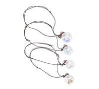 PRETYZOOM Colgantes Decorativos Para Coche Botellas De Perfume De Vidrio, 4 Piezas Flor Seca (2.8 Cm, Agua y), Ambientador Colgante Para Interior De Auto, Aromaterapia y Decoración