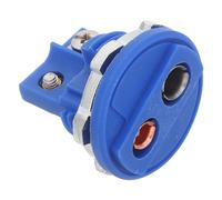 PRETYZOOM Conector de Termopar Tipo T Hembra Azul de Plástico Instalación Sencilla para Uso Industrial en Fabricación Química y Procesamiento de Alimentos