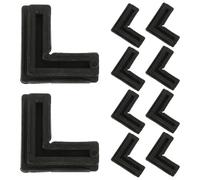 PRETYZOOM Conectores de Esquina para Mosquiteras de Ventana, 10 Soportes Plásticos Resistentes para Montaje en Marcos Perfil Protector