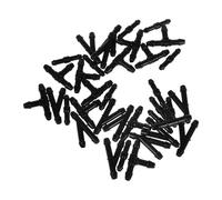 PRETYZOOM Conectores para Manguera de Lavaparabrisas de Coche Pack de 36 Piezas 12 Rectos 12 y 12 T Accesorios Negros de Plástico Duradero para Boquilla de Chorro Compatibles Limpieza