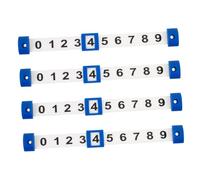 PRETYZOOM Contador De Puntuación De Futbolín 4 Unidades Plástico Duradero Fácil Instalación para Mesa De Futbolín Estándar Juegos De Arcade y Sala De Juegos