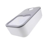 PRETYZOOM Contenedor de Almacenamiento de Arroz Hermético Recipiente de Granos con Tapa Dispensador de Cereal para Cocina para Alimentos Secos Gran Capacidad y Diseño Transparente