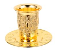 PRETYZOOM Copa De Vino Tipo Cáliz Copa De Shabat Judía De Metal De Vino Para Havdalá De Ofrenda De Para Pésaj Sagrada