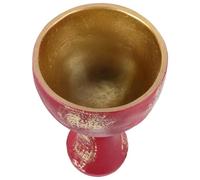 PRETYZOOM Copa Sagrada de Resina Religiosa 1 Pieza para Decoración y Rituales, Cáliz Santo para Exhibición y Uso Ceremonial, Figura Artística para Hogar y Halloween