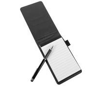 PRETYZOOM Cuaderno de Notas A7 Pequeño de Bolsillo Multifuncional con Bolígrafo Metálico Negro Cuaderno Impreso para Planificación de Negocios y Horarios Escolares Accesorio Práctico para