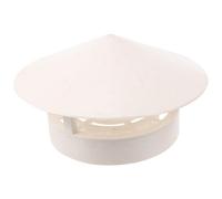 PRETYZOOM Cubierta de Lluvia para Chimenea de Pvc Color Blanco, Diámetro Ajustable 110-160 Mm, Cubierta y Ventilación para Techo, Protección contra Lluvia y Viento para Conductos