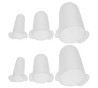 PRETYZOOM Cubiertas de Silicona Flexibles para Boquillas de Repostería 6 Piezas Pequeña Mediana y Grande 2 Unidades Cada Una Protección Práctica para Puntas de Glaseado en Decoración