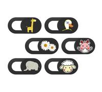 PRETYZOOM Cubiertas para Cámara Web de Portátil, Tableta y Teléfono Móvil, 6 Unidades, Tamaño Pequeño, Material Abs Duradero, Protección de Privacidad Anti-Hacking, Fácil Instalación