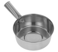 PRETYZOOM Cucharón Grande de Acero Inoxidable Mango Largo, Diseño de Gran Capacidad y Resistente a Manchas y Olores para Cocina y Servir Alimentos