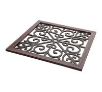 PRETYZOOM Decoración Pared Cuadrada con Marco de Madera Autoadhesiva Arte Amaderado para Dormitorio y Hogar Calcomanía Decorativa Rústica para Manualidades