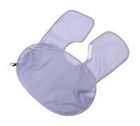 PRETYZOOM Delantal para Barba Práctico y Plegable Babero para Afeitar Hombre con Recogedor de Pelo para Uso Personal y Peluquería Evita Obstrucción el Desagüe Color Gris