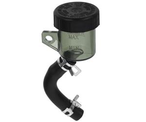 PRETYZOOM DepóSito De LíQuido De Frenos Universal Para Motocicleta Botella De Aceite Redonda Cilindro Maestro Delantero FáCil InstalacióN Y Mantenimiento Estilo Retro