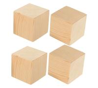 PRETYZOOM Elevadores para Patas de Cama y Muebles 4 Piezas 5x5 Cm Altura 6 Cm Extensores Aplicables para Sofá, Escritorio y Armario, Bloques Resistentes para Ajuste de Altura en Hogar