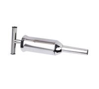PRETYZOOM Embutidora de Salchicha Acero Inoxidable Hogar Kit Rellenadora de Chorizos con Tubo de Gran para Carne Picada sin Deformación Fácil Limpieza