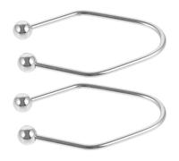 PRETYZOOM Entrenador para Hoyuelos de Acero Inoxidable 2 Piezas, Herramienta Facial Compacta y Ligera para Moldear Mejillas y Formar Hoyuelos Efectivos