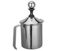 PRETYZOOM Espumador Manual de Leche Acero Inoxidable Jarra para Espuma Cremosa Café Latte Cappuccino Uso Doméstico y Profesional