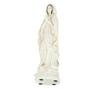 PRETYZOOM Estatua de María Adorno Religioso de Resina Clara Que Brilla la Oscuridad Delicado y Compacto para Decoración en Estantería o Repisa