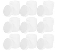 PRETYZOOM Estuche Organizador de 100ml para Botellas de Medicina de Plástico Blanco Tapa, 10 Unidades Portátil Almohadilla Protectora contra Aire y Humedad para Viajar