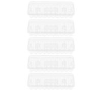 PRETYZOOM Estuche Transparente de Plástico Soporte Modular para Almacenamiento de Muestras con Compartimentos Individuales para 5 de 3ml Adecuado para Laboratorio y Bioquímica
