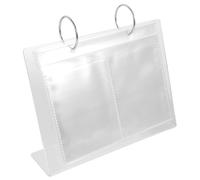 PRETYZOOM Expositor de Arte de Uñas Libro para Coleccionar Pegatinas Organizador de Pegatinas para Uñas Álbum para Decoración Libro de Calcomanías Soporte para Calcomanías Salón