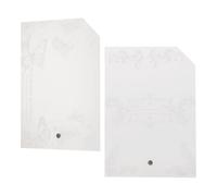 PRETYZOOM Expositor de Uñas Mate 2 Piezas 15x21 Cm sin Puntas, Soporte para Clavos y Exhibición de Muestras, Tablero Estable y Portátil para Salón y Arte de Uñas Profesional