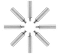 PRETYZOOM Extensiones de Husillo Metálicas para Movimiento de Caja de Música, Barra de Extensión de 8 Piezas, Accesorio Compatible para Reparación y Ensamblaje de Cajita Musical