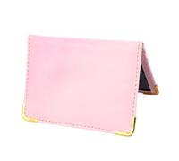 PRETYZOOM Funda Protectora Ultradelgada para Tarjetas Cartera Mujer Cuero PU Resistente Al Agua Protección para Viaje Color Rosa Compacta Slim